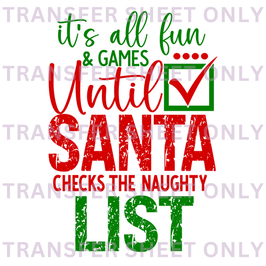 Naughty List Transfer