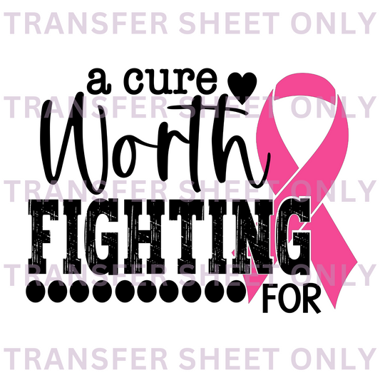 A Cure,Worth Fighting  For  Transfer