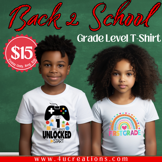 Kid Grade Level Shirts