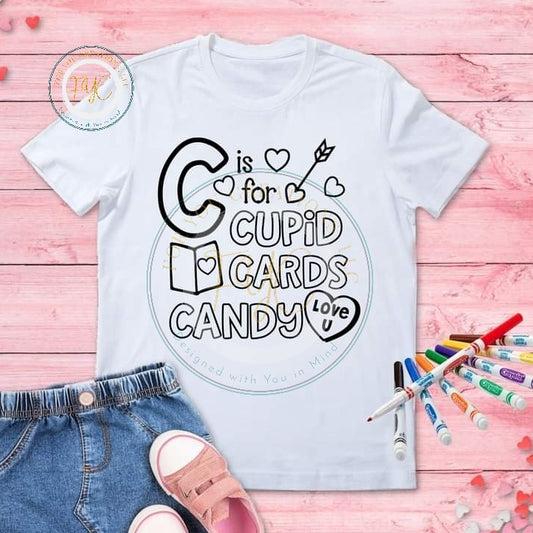 C is for  - Coloring Shirt